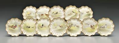Set of 12 Royal Doulton bird