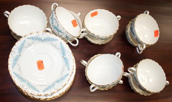 Set of 12 Royal Worcester china