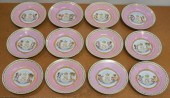 SET OF 12 SèVRES-TYPE PORCELAI