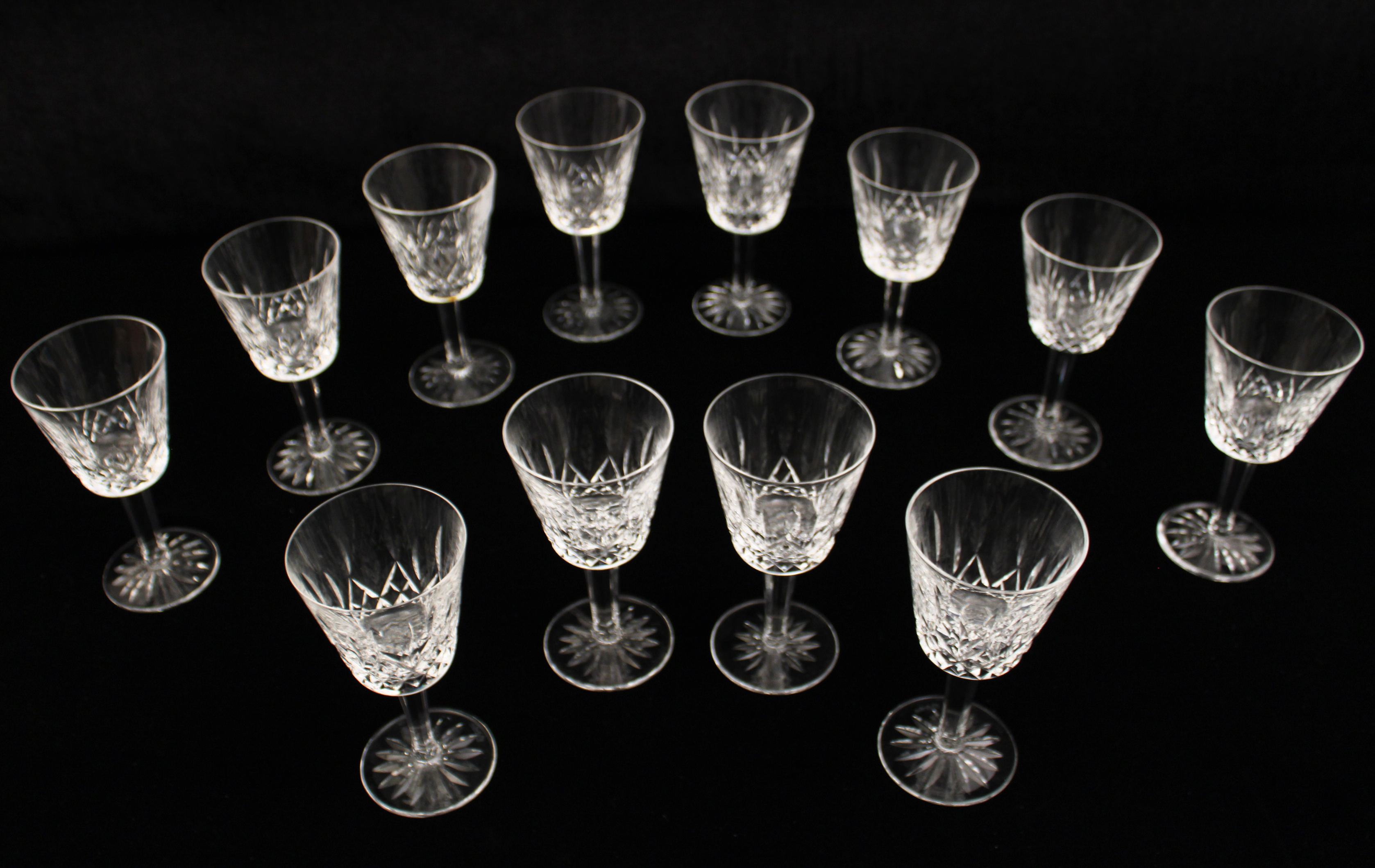 SET OF 12 SIGNED WATERFORD