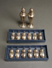 SET OF 12 STERLING SILVER SHAK