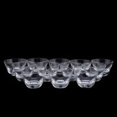 SET OF 12 STEUBEN FINGER BOWLS