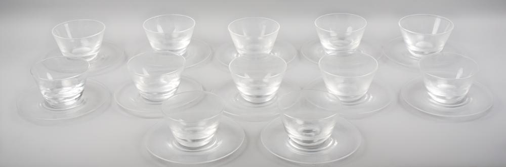 SET OF 12 STEUBEN SMALL BOWLS AND