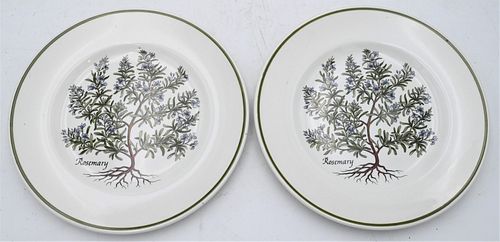 SET OF 12 TIFFANY "HERBS" PATTERN