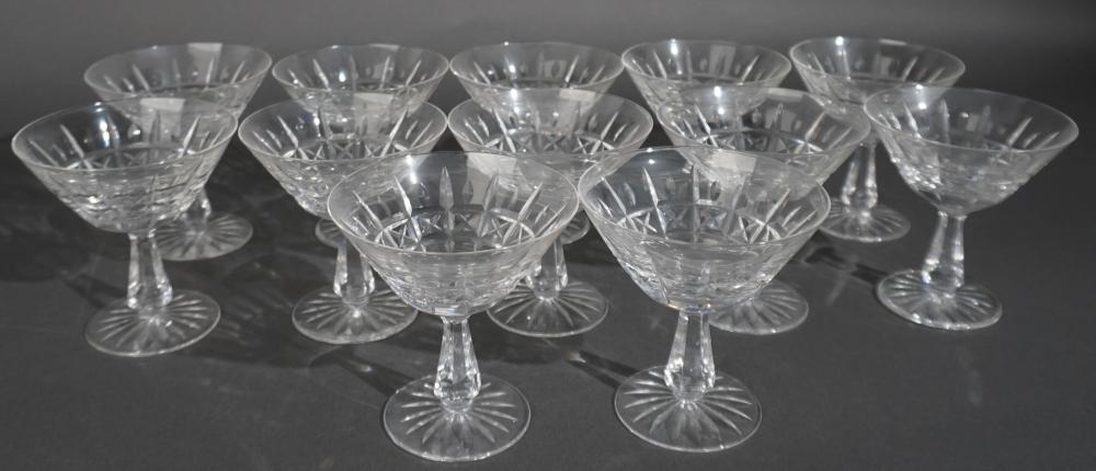 SET OF 12 WATERFORD CUT CRYSTAL