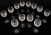 SET OF 12 WATTERFORD CRYSTAL L