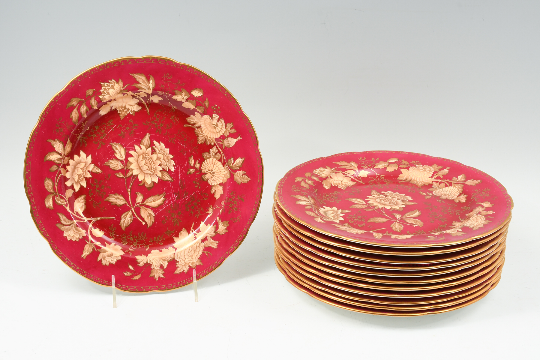 SET OF 12 WEDGEWOOD PORCELAIN