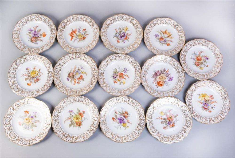 SET OF 14 BERLIN (K.P.M.) PORCELAIN