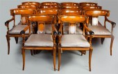 SET OF 14 BIEDERMEIER STYLE FR