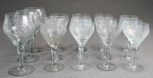 SET OF 15 CZECH CUT CRYSTAL ST