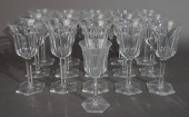 SET OF 16 BACCARAT CRYSTAL STE