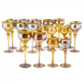 SET OF 17 TIFFANY FAVRILLE GLA