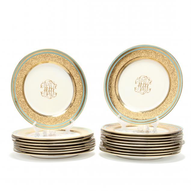 SET OF (18) ROYAL DOULTON GOLD