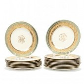 SET OF (18) ROYAL DOULTON GOLD