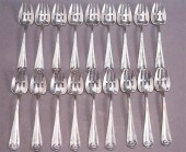 SET OF 18 WATSON STERLING 'BUN