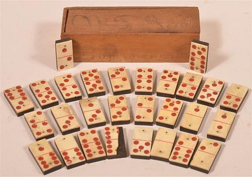 SET OF 19TH CENTURY BONE AND
