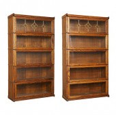 SET OF 2 BARRISTER BOOKCASESSe