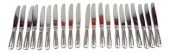 SET OF 20 CHRISTOFLE SILVERPLA