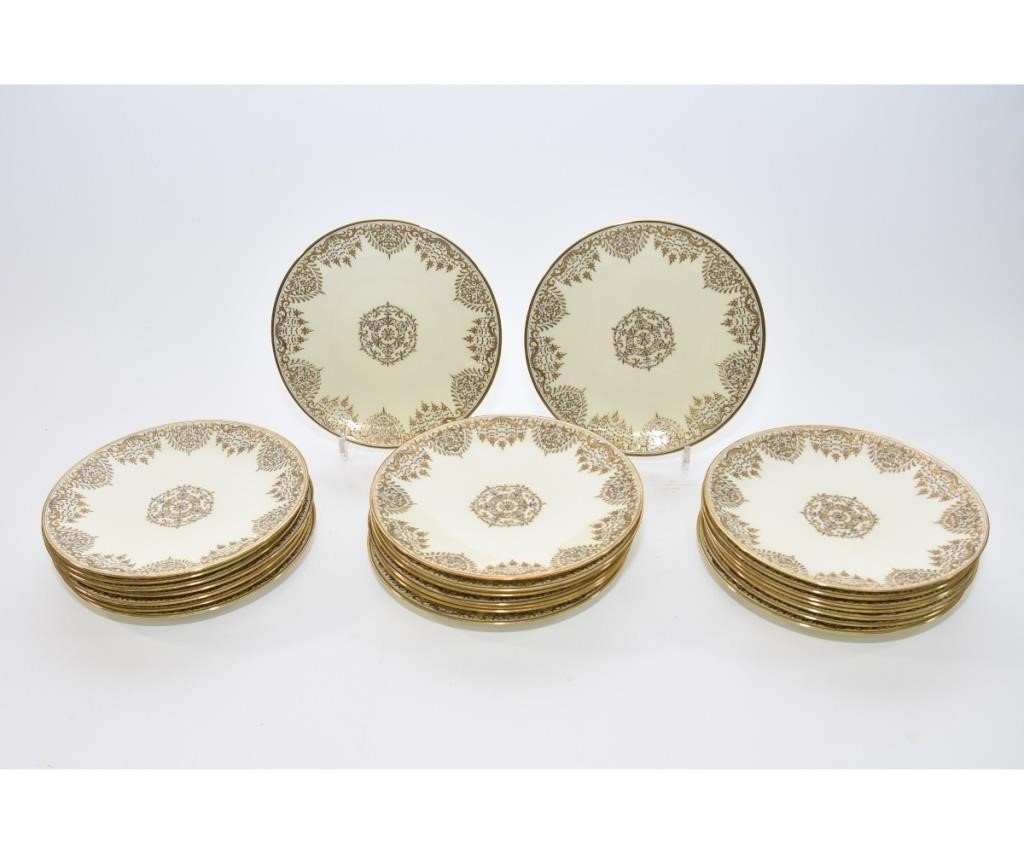 Set of 24 Minton service plates