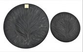 SET OF 26 LALIQUE ALGUES BLACK