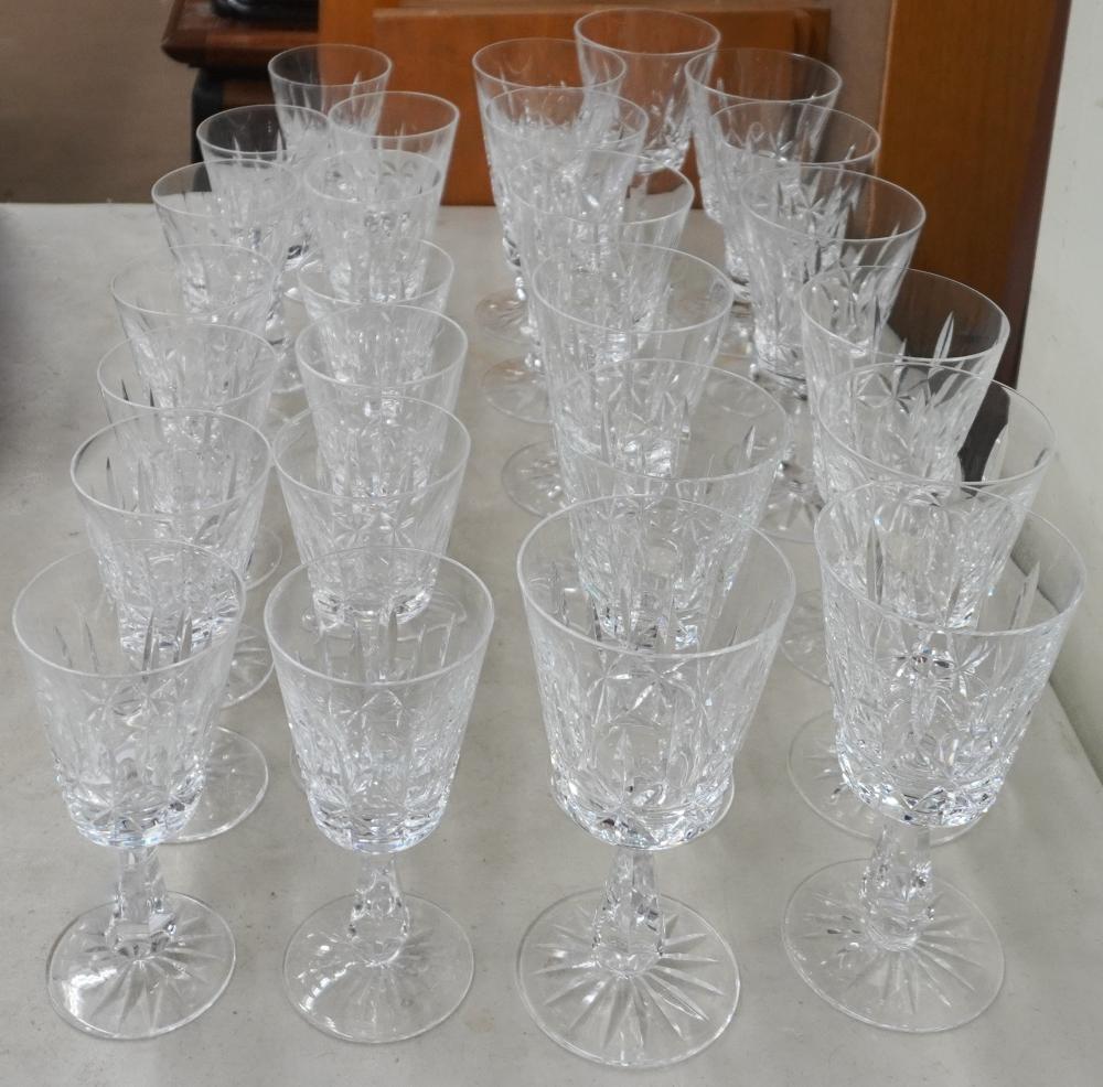 SET OF 26 WATERFORD CUT CRYSTAL