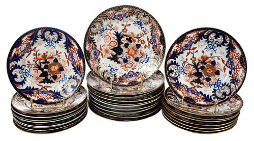 SET OF 27 ROYAL CROWN DERBY IMARI