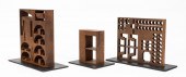SET OF 3 BRUTALIST STYLE IRON
