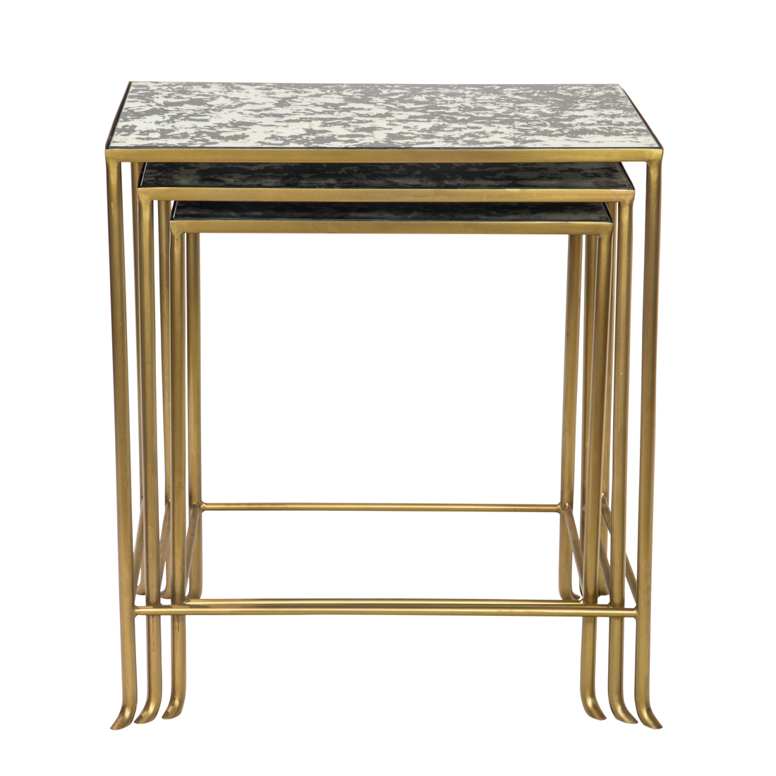 (SET OF 3) CONTEMPORARY SMOKED