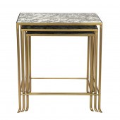(SET OF 3) CONTEMPORARY SMOKED