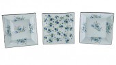 SET OF 3 LIMOGES FRANCE PORCEL