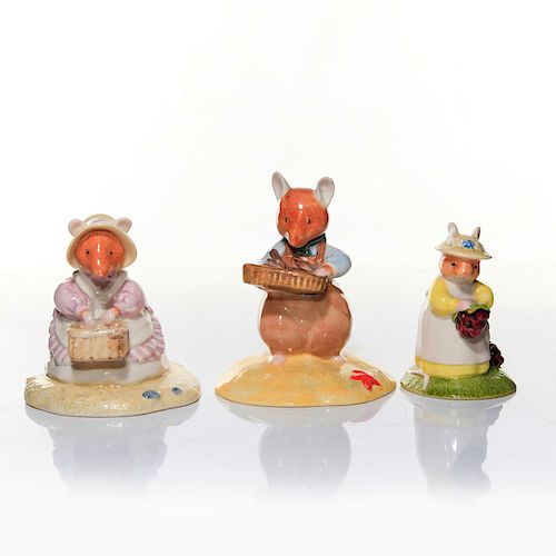 SET OF 3 ROYAL DOULTON BRAMBLY