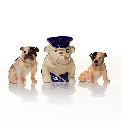 SET OF 3 ROYAL DOULTON DOG FIGURES,