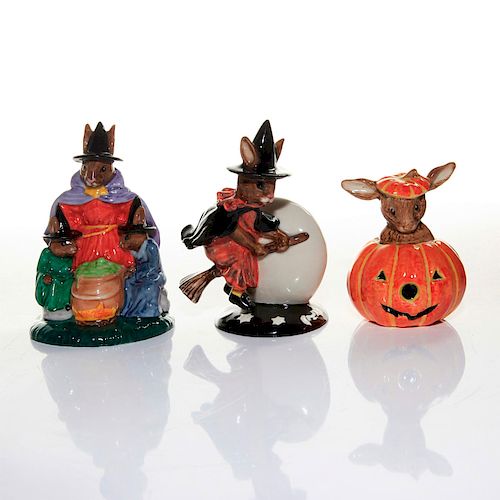 SET OF 3 ROYAL DOULTON HALLOWEEN