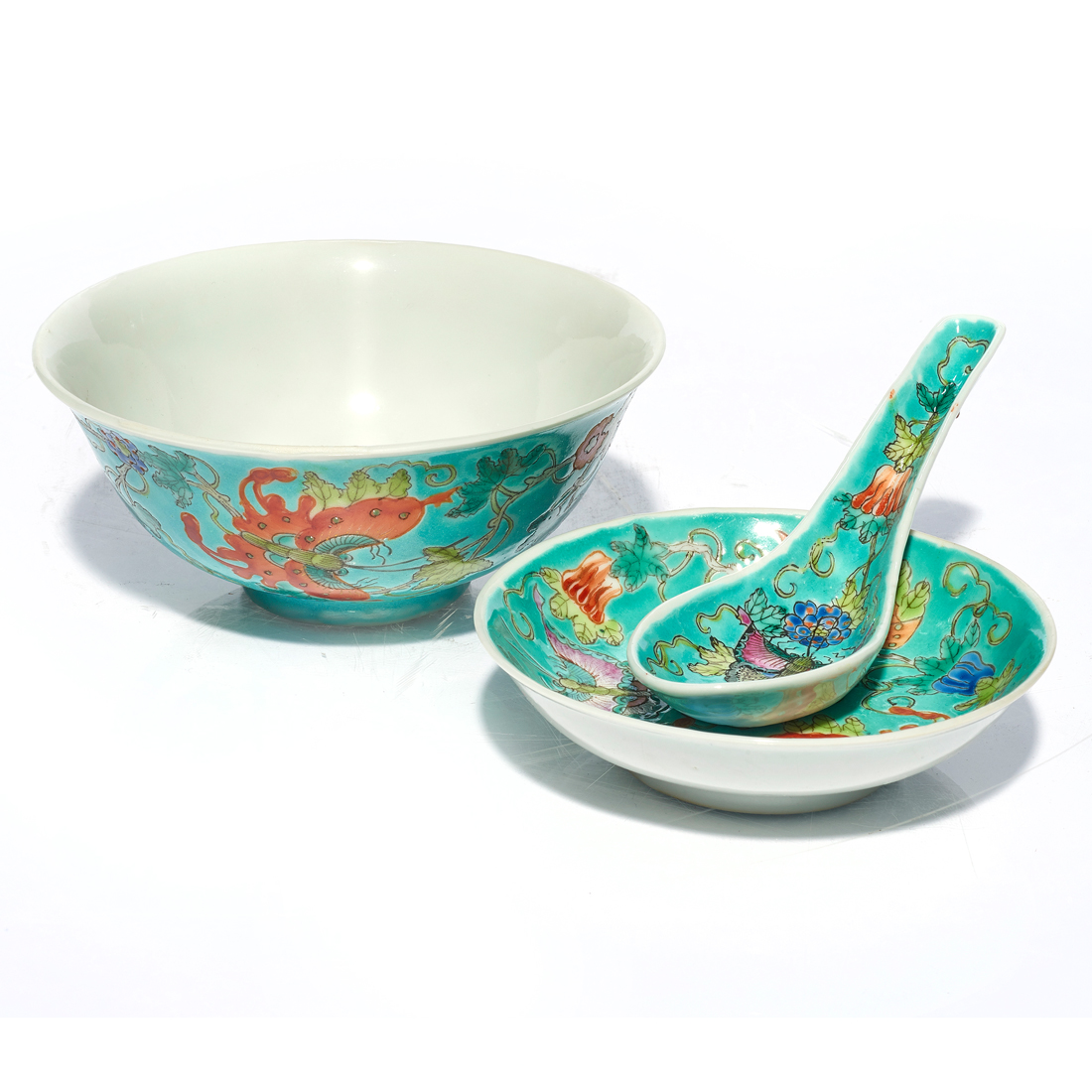 (SET OF 30) CHINESE FAMILLE ROSE