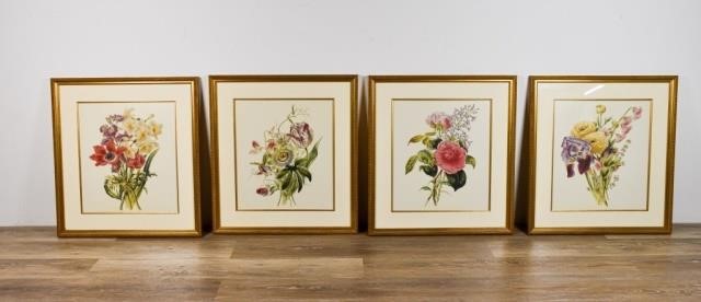SET OF 4 BOTANICAL PRINTSSet of 4