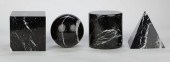 SET OF 4 CARVED MARBLE ELEMENT
