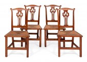 SET OF 4 COUNTRY CHIPPENDALE S