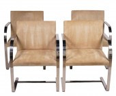 SET OF 4 FLAT BAR BRNO CHAIRS
