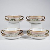 SET OF 4 FLORA DANICA SOUP CUP