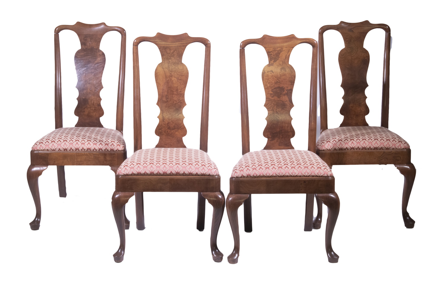 (SET OF 4) HENREDON QUEEN ANNE