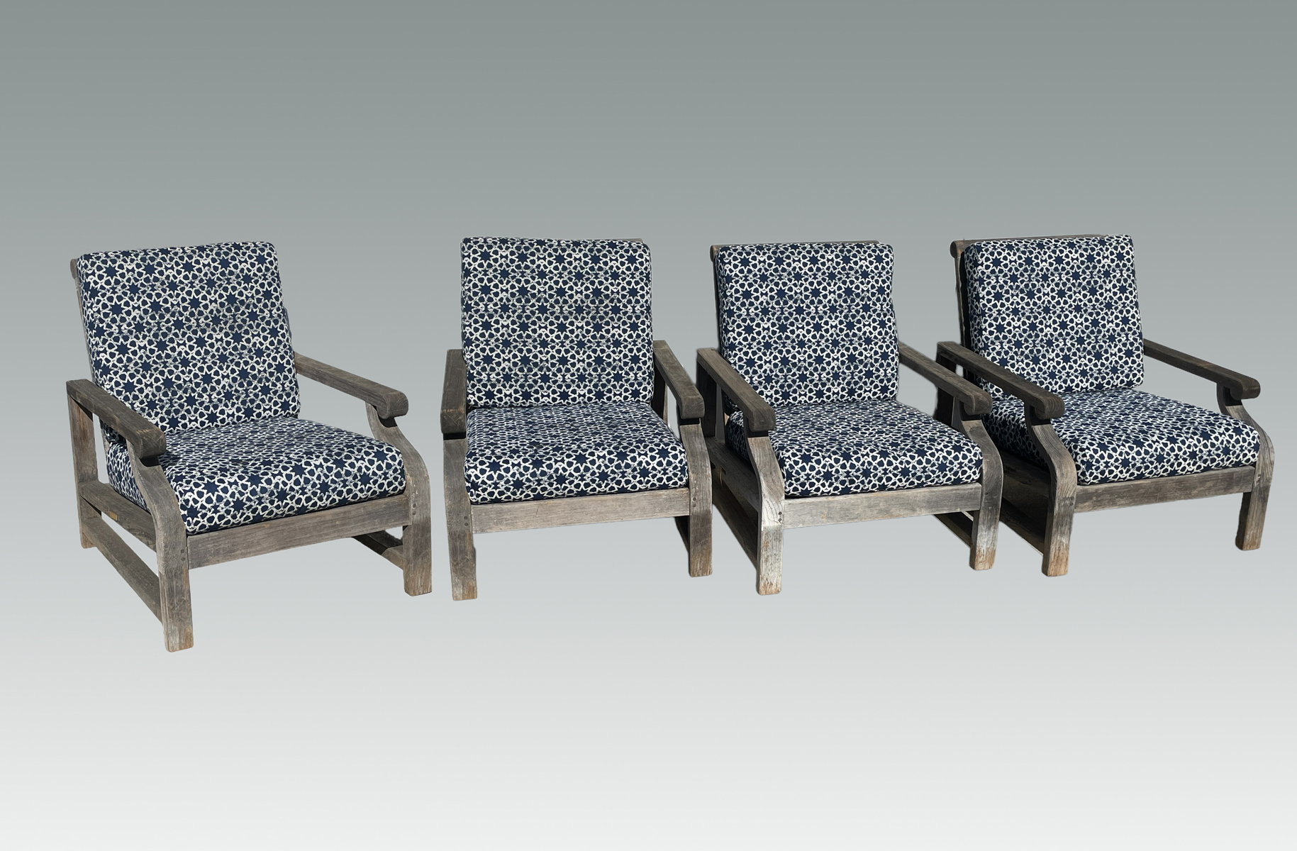 SET OF 4 KINGSLEY-BATE TEAK DECK
