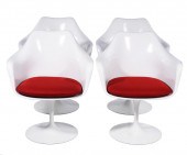 SET OF 4 KNOLL SAARINEN TULIP