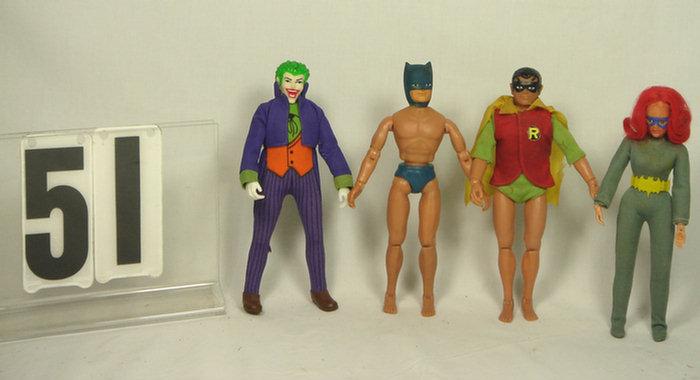 Set of 4 Mego Dolls, missing some
