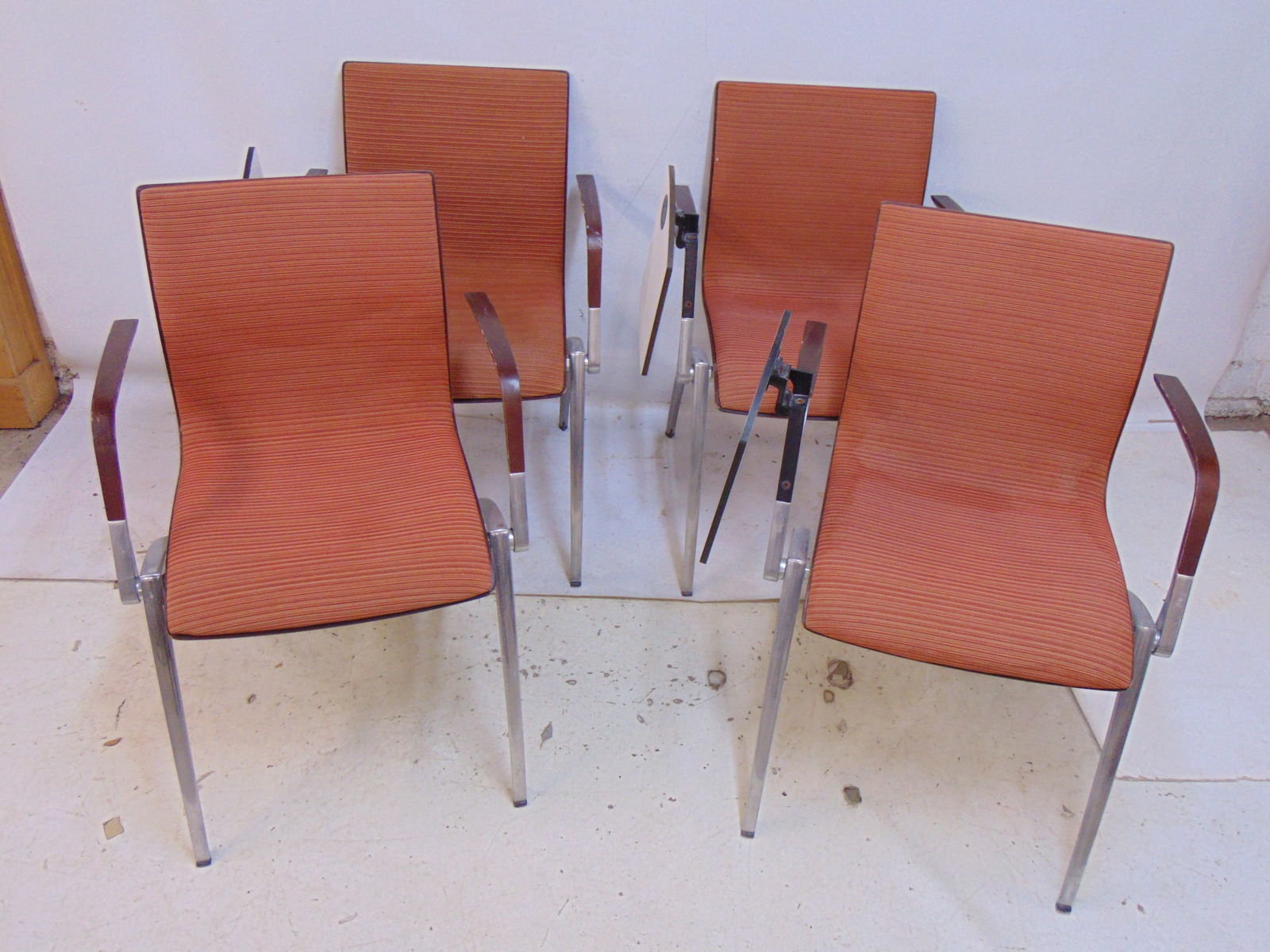 SET OF 4 MID CENTURY CHAIRS BY