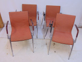 SET OF 4 MID CENTURY CHAIRS BY