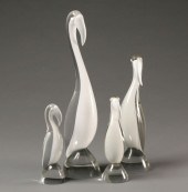 Set of 4 Seguso AV Murano art
