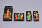 SET OF 4 VINTAGE RUSSIAN JEWER