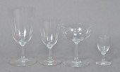 SET OF 42 BACCARAT STEMS, TO I