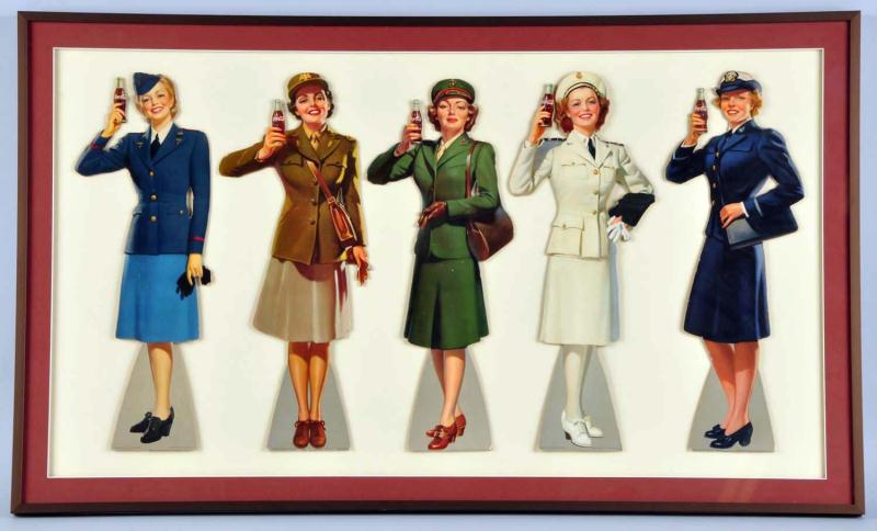 Set of 5 1943 Coca-Cola Military