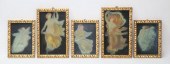 SET OF 5 FRENCH PASTELS DANCER